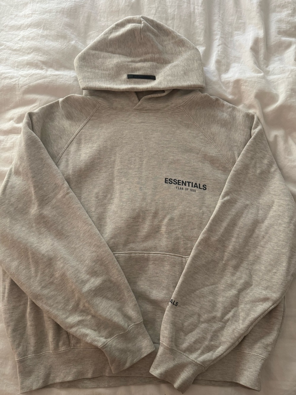 Fear of God ESSENTIALS Light Gray Hoodie
